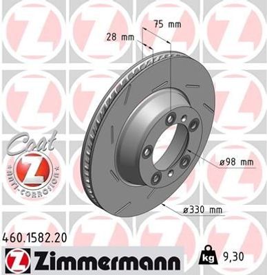 Remschijf Coat Z 460158220