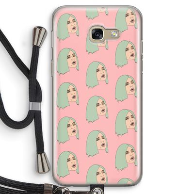 King Kylie: Samsung Galaxy A5 (2017) Transparant Hoesje met koord