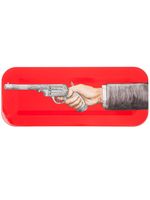 Fornasetti "Braccio con pistola" Plateau - Rouge - thumbnail