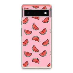 Watermeloen: Google Pixel 6 Transparant Hoesje