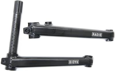 RADIO bmx crank "am" bmx crank "am" 3 pcs.w.bot.bracket,black