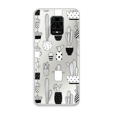 Cactusmotief: Xiaomi Redmi Note 10 Lite Transparant Hoesje