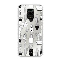 Cactusmotief: Xiaomi Redmi Note 10 Lite Transparant Hoesje