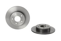 Remschijf COATED DISC LINE BREMBO, Remschijftype: Massief, u.a. für Nissan