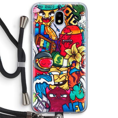 No Rules: Samsung Galaxy J5 (2017) Transparant Hoesje met koord