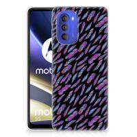 Motorola Moto G51 5G | TPU bumper | Feathers Color