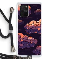 Patroon Wolken: Samsung Galaxy S10 Lite Transparant Hoesje met koord Patroon Wolken: Samsung Galaxy S10 Lite Transparant Hoesje met koord