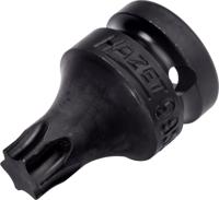 HAZET Krachtdopsleutelbit 995S-T55 · 1/2 inch (12,5 mm) vierkant hol · Binnen-TORX®-profiel · SW T55