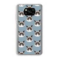 It's a Purrr Case: Xiaomi Poco X3 Pro Transparant Hoesje