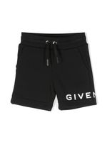 Givenchy Kids bermuda à logo imprimé - Noir