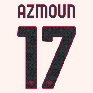 Azmoun 17 (Officiële AS Roma Away Bedrukking 2023-2024)