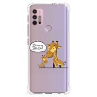 Motorola Moto G30 | G20 | G10 Stevig Bumper Hoesje Giraffe