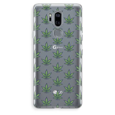 Weed: LG G7 Thinq Transparant Hoesje
