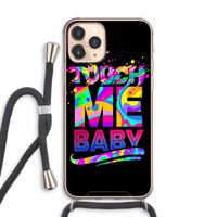 Touch Me: iPhone 11 Pro Max Transparant Hoesje met koord