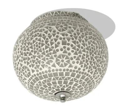 Mozaiek plafondlamp oosters badkamer 2x E27 25 cm