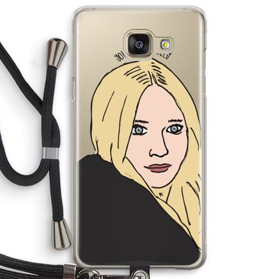 Ashley: Samsung Galaxy A5 (2016) Transparant Hoesje met koord