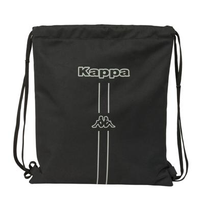 Rugtas met Koordjes Kappa Dark Zwart 35 x 40 x 1 cm
