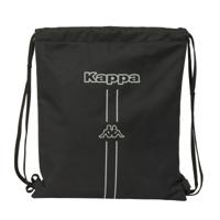 Rugtas met Koordjes Kappa Dark Zwart 35 x 40 x 1 cm
