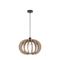 Lyora Houten hanglampOttoline donker Ø 40cm - 9620124