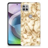 Motorola Moto G 5G | TPU | Siliconen hoesje | Marmer Goud