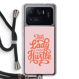 Hustle Lady: Xiaomi Mi 11 Ultra Transparant Hoesje met koord