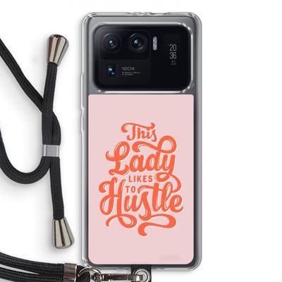 Hustle Lady: Xiaomi Mi 11 Ultra Transparant Hoesje met koord