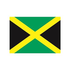 Stickers van de Jamaica vlag