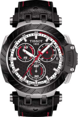 Horlogeband Tissot T1154172705101 / T603045025 Rubber Zwart 23mm
