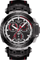 Horlogeband Tissot T1154172705101 / T603045025 Rubber Zwart 23mm