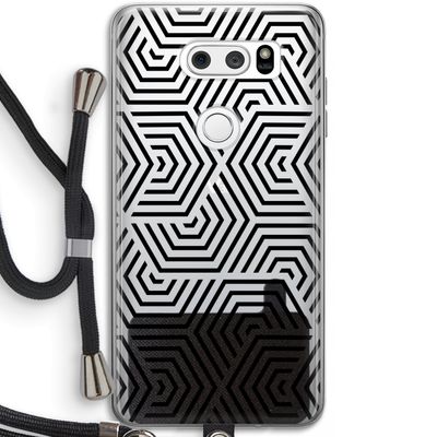 Magic pattern: LG V30 Transparant Hoesje met koord
