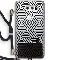 Magic pattern: LG V30 Transparant Hoesje met koord