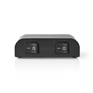 Nedis Speaker Control Box | 2 poorten | Terminal Schroeven | 4-16 Ohm | 150 W | 1 stuks - ASWI2612BK ASWI2612BK