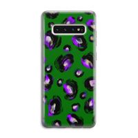 Green Cheetah: Samsung Galaxy S10 4G Transparant Hoesje