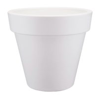 Pure round 120cm linnen wit bloempot elho - Elho