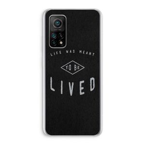 To be lived: Xiaomi Mi 10T 5G Transparant Hoesje