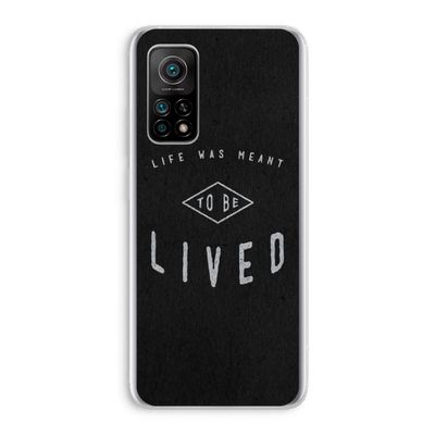 To be lived: Xiaomi Mi 10T 5G Transparant Hoesje