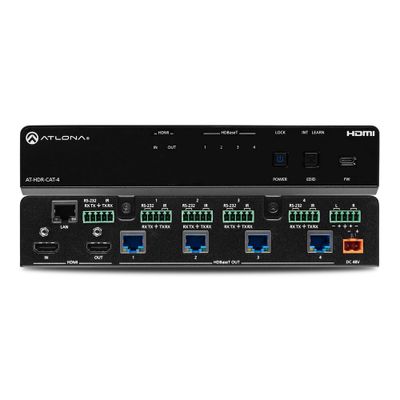 Atlona AT-HDR-CAT-4 4K HDR HDMI to HDBaseT Distribution Amplifier | 4 Poorts