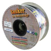 Tasker C114 Microfoonkabel 2x0,25mm zwart 100m - thumbnail