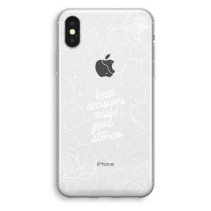 Good stories: iPhone X Transparant Hoesje