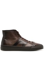 Santoni baskets montantes Double Buckle - Marron - thumbnail