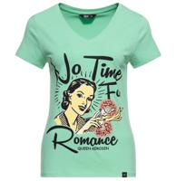 Queen Kerosin No Time For Romance T-Shirt Mint-L - thumbnail
