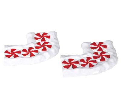 Candy cane lane curved set of 2 - Lemax