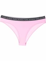 Balmain culotte à bande logo - Rose