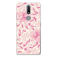 Nokia 2.4 | TPU Case | Pink Flowers