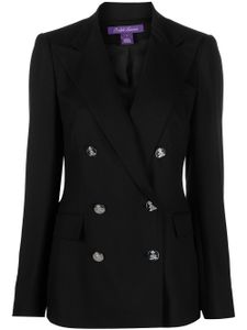 Ralph Lauren Collection blazer à boutonnière croisée - Noir