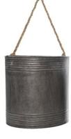 Wandpot zink l13,5b24,5h25 cm kerst Decoris - Decoris