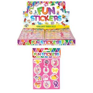 Uitdeelcadeautjes - Fun Stickers - Model: Pony's in Display (120