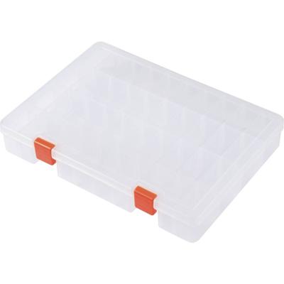 TRU COMPONENTS Assortimentsdoos (l x b x h) 250 x 190 x 40 mm Aantal vakken: 36 Variabele onderverdeling, Incl. handgreep Inhoud 1 stuk(s)