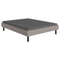 Bed Nova - kiezelkleur - 160x200 cm - Leen Bakker