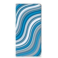 OPPO A54 5G | A74 5G | A93 5G | Hoesje met Magneet | Waves Blue